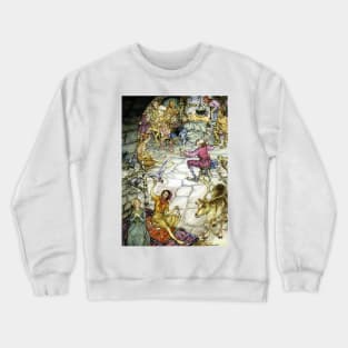 The Snow Queen - Arthur Rackham Crewneck Sweatshirt